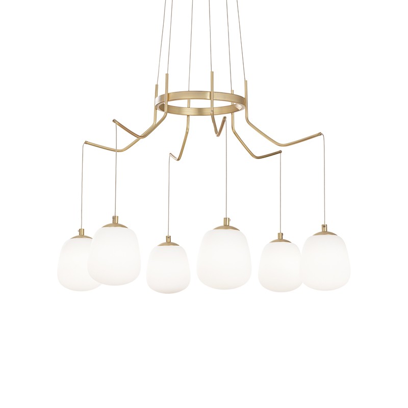 Lampada a sospensione Karousel sei lampade Lampada a sospensione Karousel sei lampade