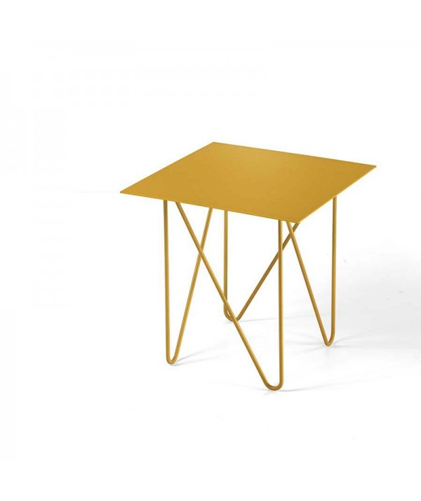Tavolino Quadrato Shape Oro