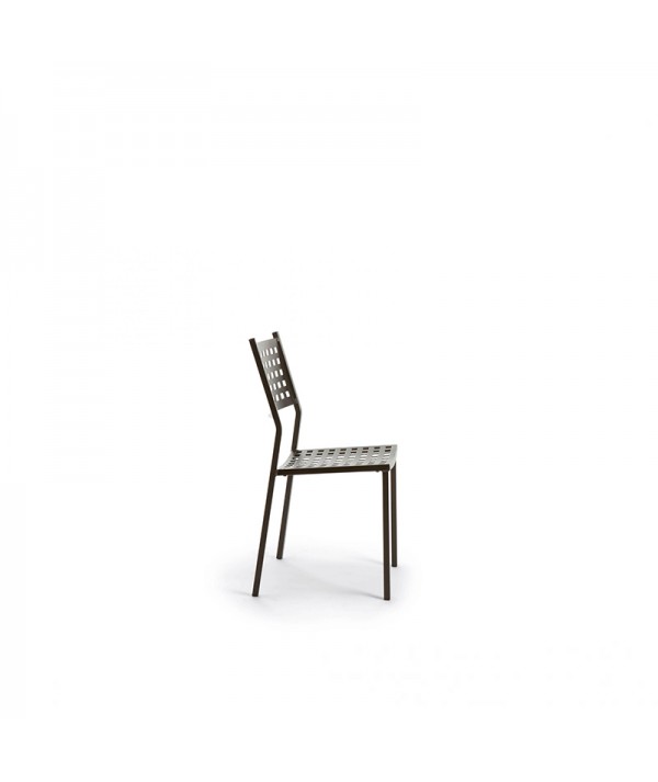 Sedia Alice bronzo