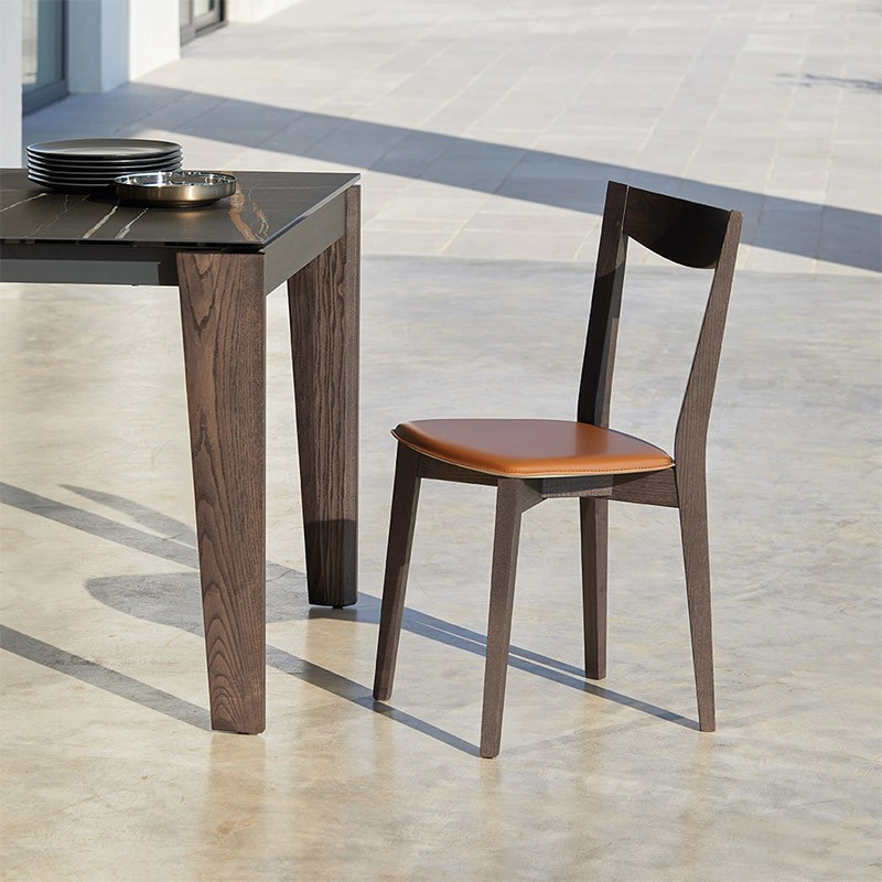 sedia smart di friulsedie in legno e cuoio sedia smart di friulsedie in legno e cuoio